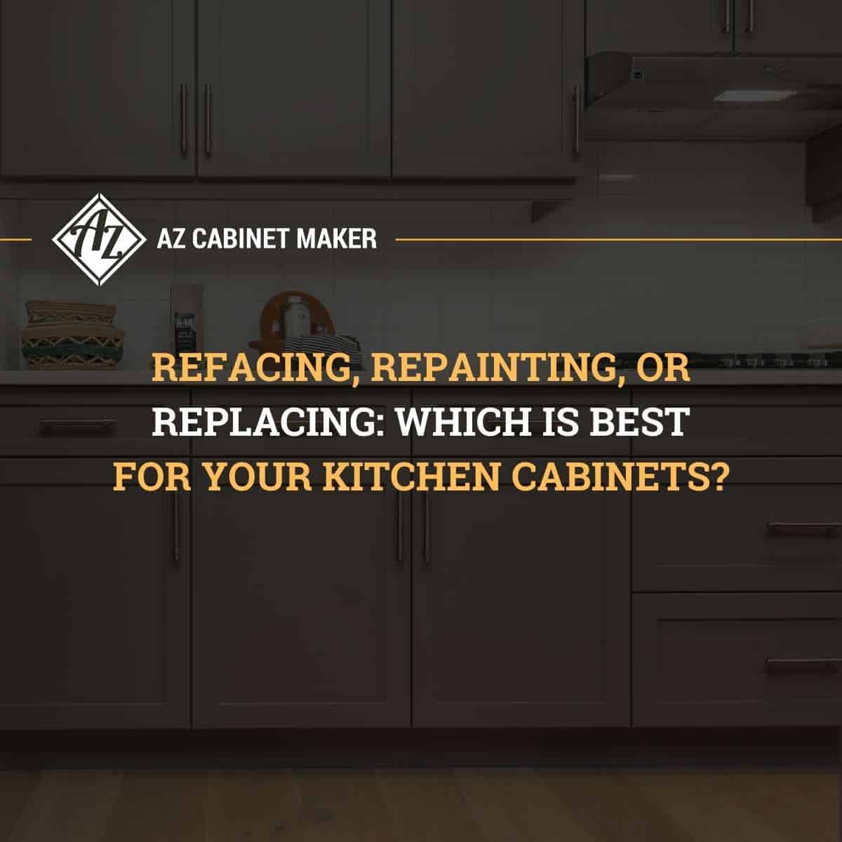 Refacing, Repainting, Or Replacing: Which Is Best For Your Kitchen Cabinets?