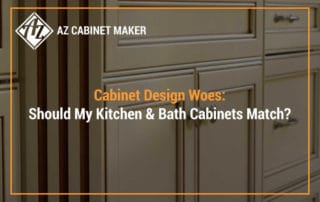 Cabinet Design Woes: Should My Kitchen & Bath Cabinets Match?