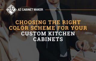 Choosing The Right Color Scheme For Your Custom Kitchen Cabinets