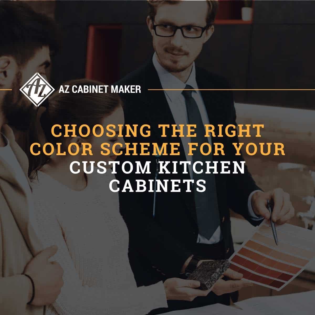 Choosing The Right Color Scheme For Your Custom Kitchen Cabinets