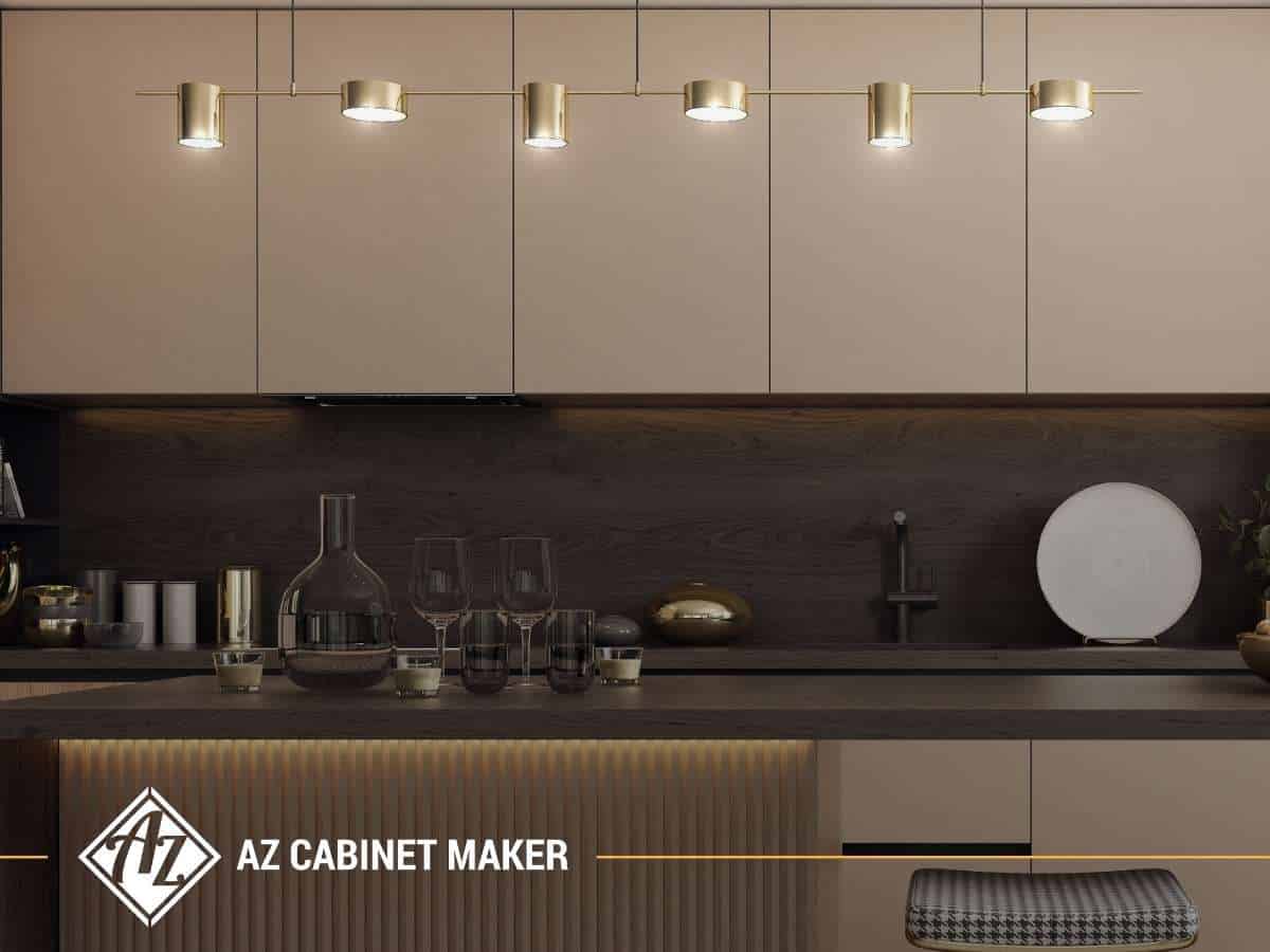 Modern kitchen cabinet designs with sleek, minimalist style