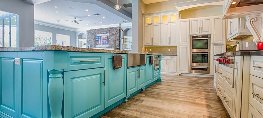 Custom Painted Kitchen Cabinetry In Mesa
