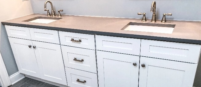 custom-white-bathroom-vanity-cabinets-with-double-sink Custom white bathroom vanity cabinets with double sink